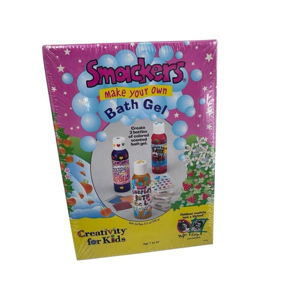 Smackers Make your own Bath Gel Rare Htf Creativity For Kids Vtg 90s Sealed New - Picture 1 of 6